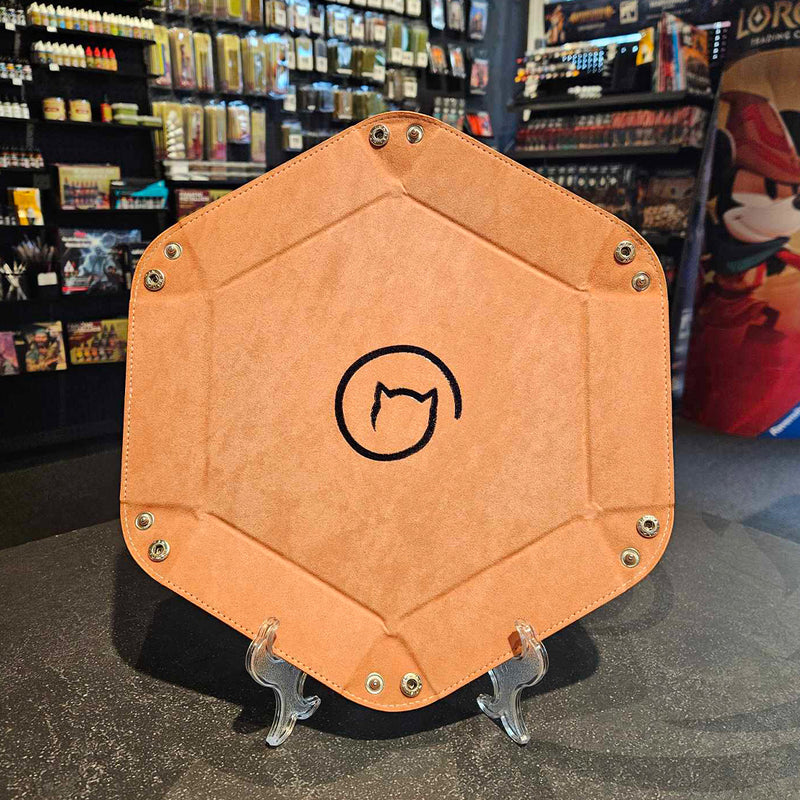 Bea Games Hexagon Dice Tray  - Tan