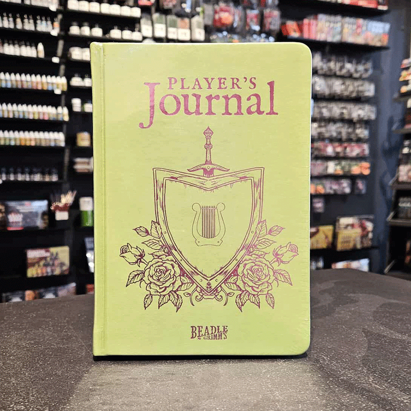 Beadle & Grimm's Player's Journal - Sage Green Shield Cover