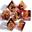 Return to Mordor - Handcrafted Sharp Edge Dice Set & Dice Case