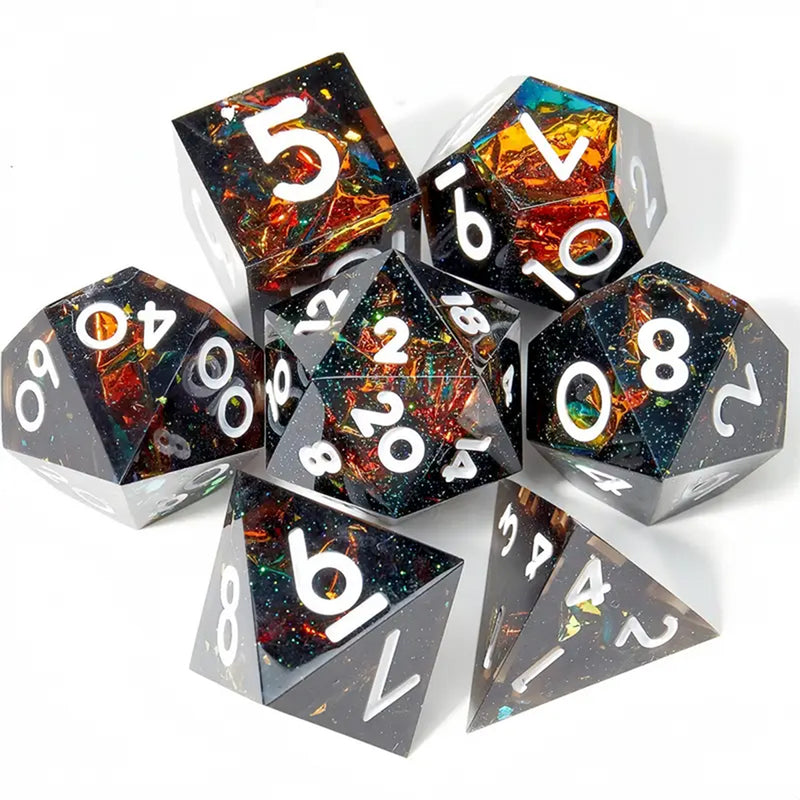 Nova Strike - Handcrafted Sharp Edge Dice Set and Dice Case