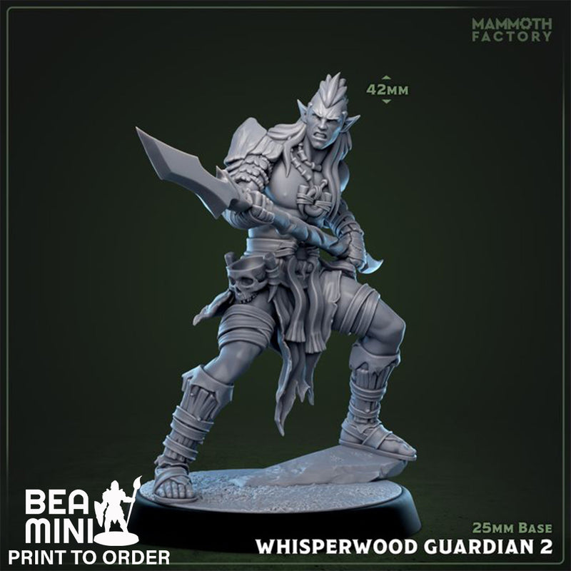 Whisperwood Guardian 2 | BeaMini Print to Order Miniatures