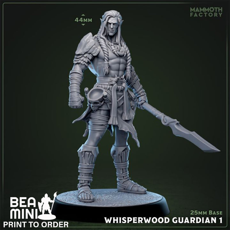 Whisperwood Guardian 1 | BeaMini Print to Order Miniatures