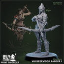 Whisperwood Ranger 1 | BeaMini Print to Order Miniatures