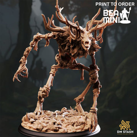Bone Wendigo - Beinvættr | BeaMini Print to Order Miniatures