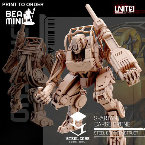 Spartan Cargo Drone 2 | BeaMini Print to Order Miniatures