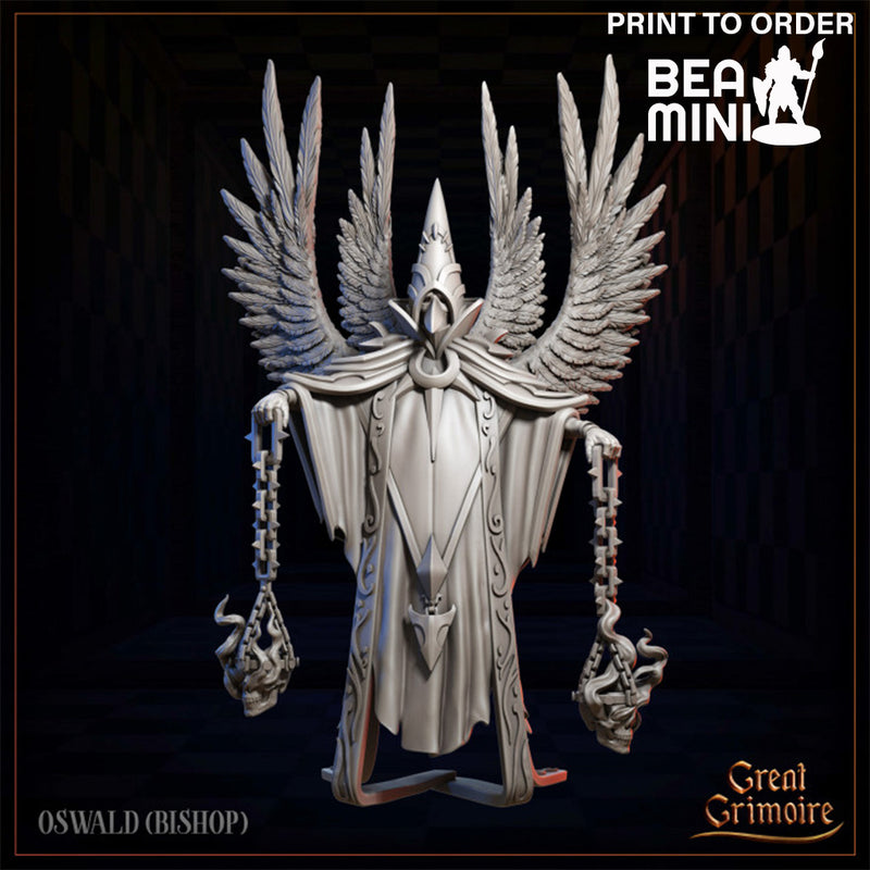 Bishop Oswald | BeaMini Print to Order Miniatures