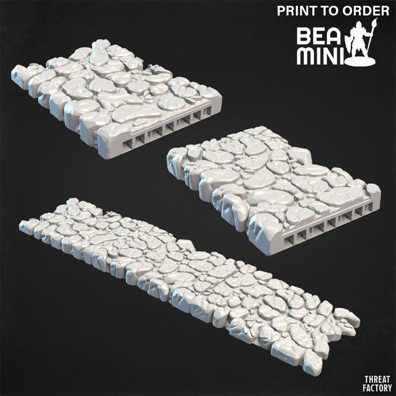 Modular Road (2 Sections) | BeaMini Print to Order Miniatures