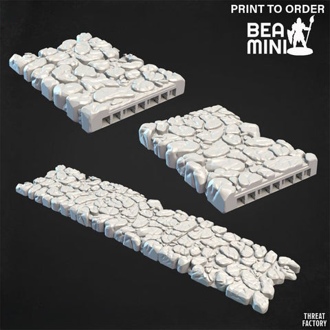 Modular Road (2 Sections) | BeaMini Print to Order Miniatures