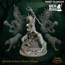 Queen of the Beasts Silvana | BeaMini Print to Order Miniatures