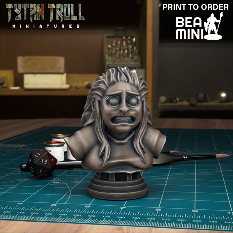 Curse of Strahd - Dimira Yolensky Bust | BeaMini Print to Order Miniatures