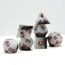 Alpha & Omega - Sharp Edge Dice Set & Dice Case