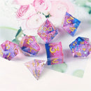 Fairy Floss - Sharp Edge Dice Set  & Dice Case