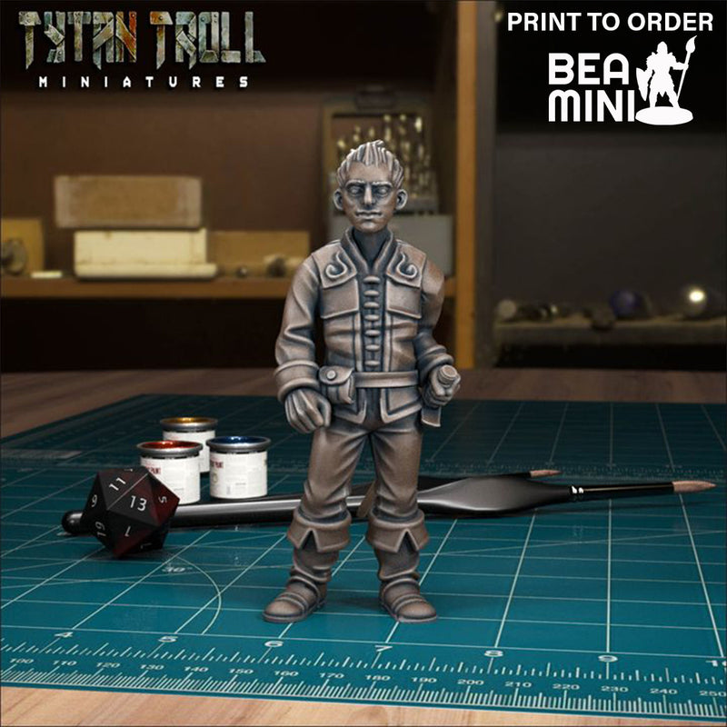 Curse of Strahd - Benjamin Blackdraw | BeaMini Print to Order Miniatures