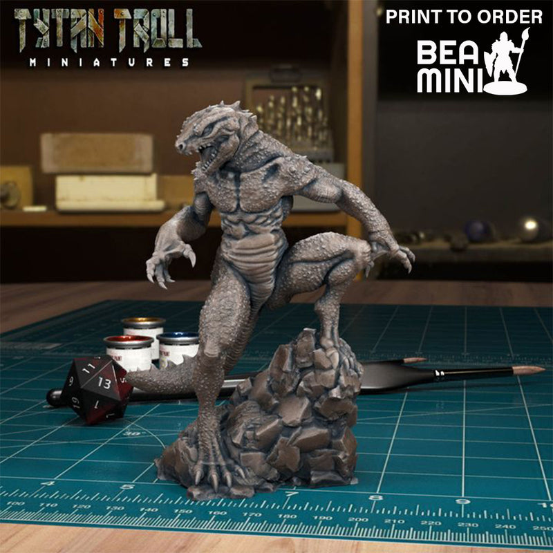 Trogolodyte 05 | BeaMini Print to Order Miniatures