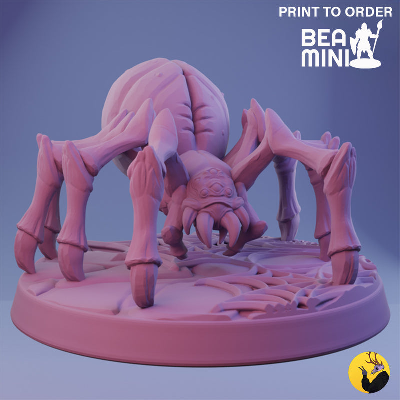 Giant Spider (B) | BeaMini Print to Order Miniatures