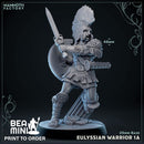 Eulyssian Swordsman 1A | BeaMini Print to Order Miniatures