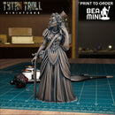 Curse of Strahd - Charlotte Karvtskova | BeaMini Print to Order Miniatures