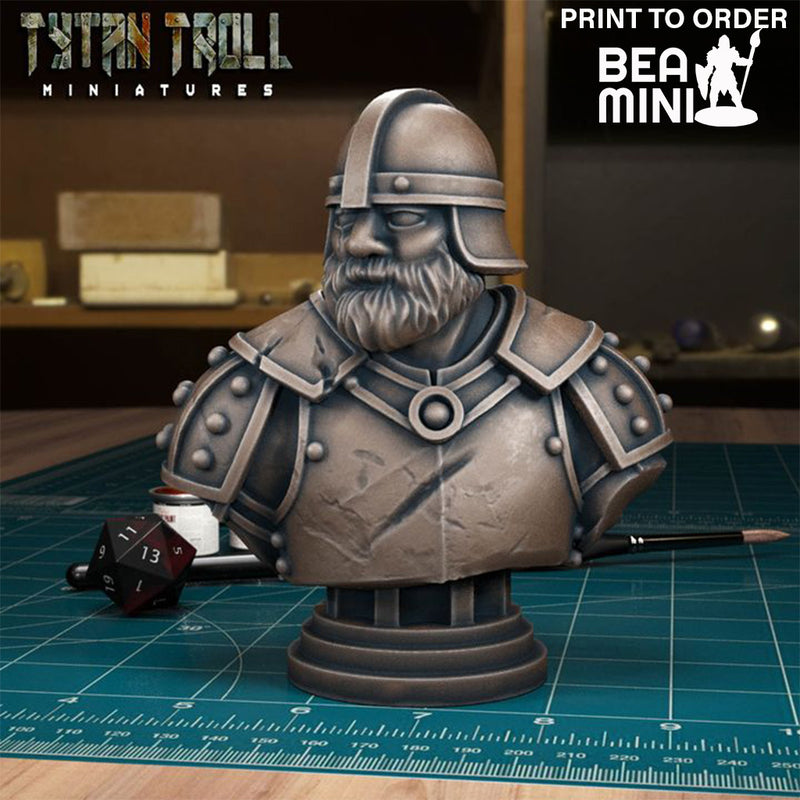 Curse of Strahd - Chip Bust | BeaMini Print to Order Miniatures