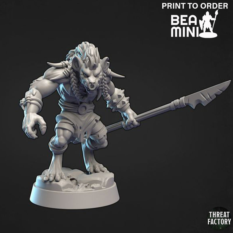 Gnoll B | BeaMini Print to Order Miniatures
