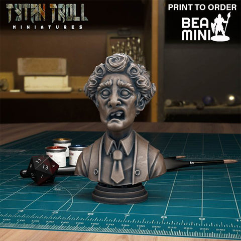 Gunther Bust | BeaMini Print to Order Miniatures