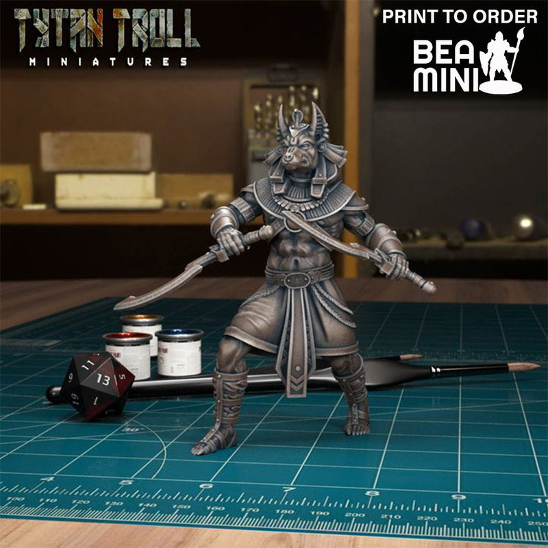 Anubis Guardian 03 | BeaMini Print to Order Miniature