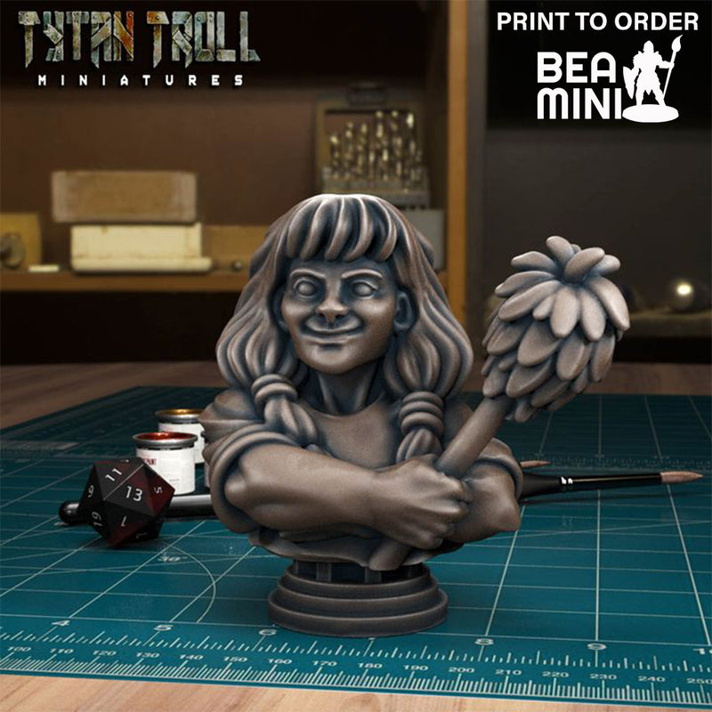 Madalena Bust | BeaMini Print to Order Miniatures