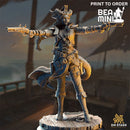 Tiefling Gunslinger - Trixie “Sureshot” Kelpie | BeaMini Print to Order Miniatures