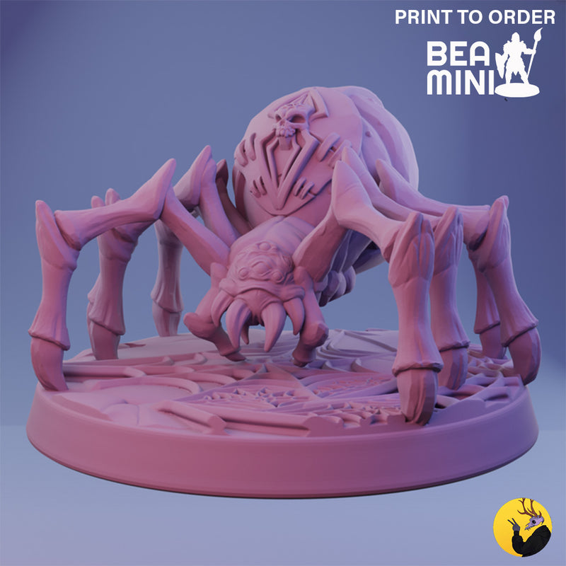 Giant Spider (A) | BeaMini Print to Order Miniatures