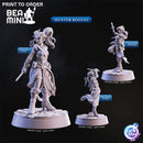 Hunter Rogues | BeaMini Print to Order Miniatures